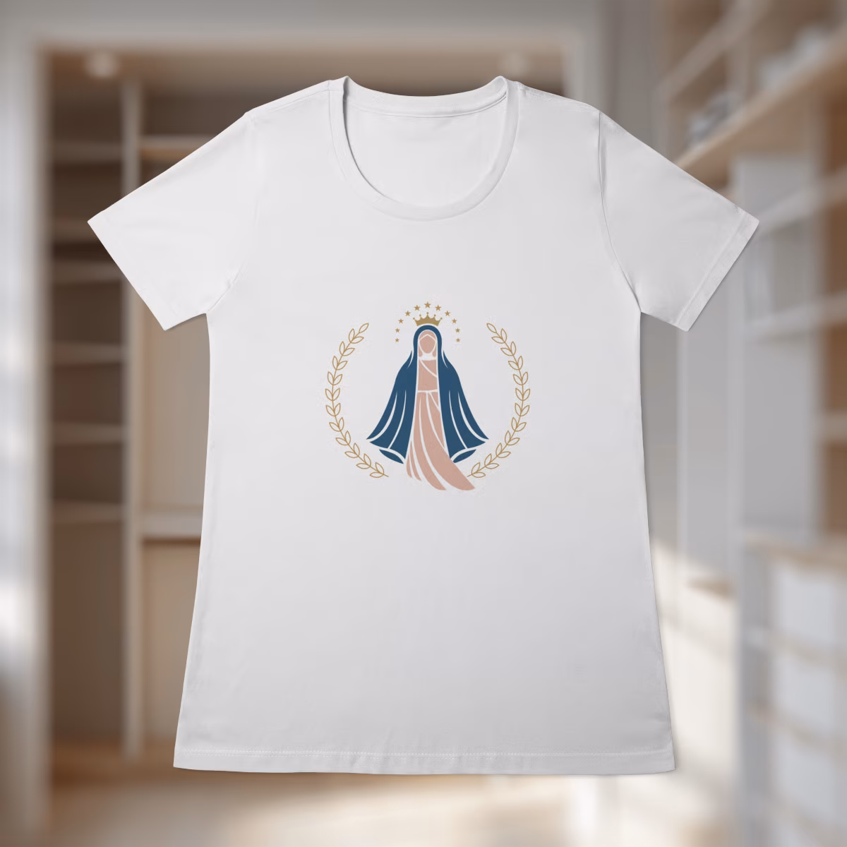 Camiseta Feminina Quality Virgem Maria