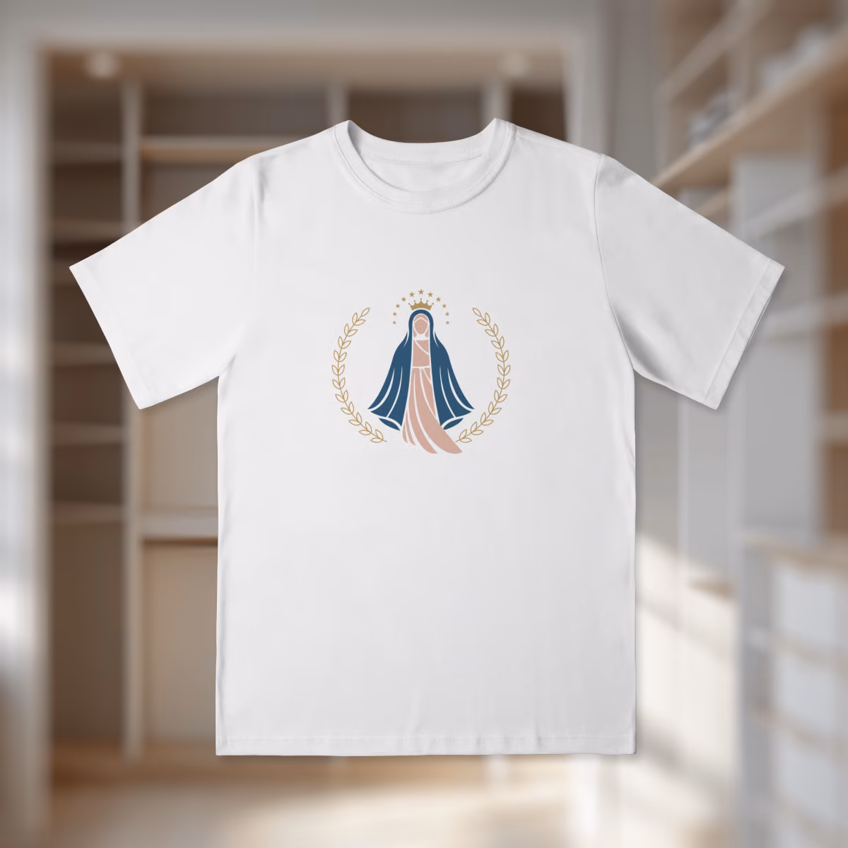 Camiseta Infantil (2 a 8) Quality Virgem Maria