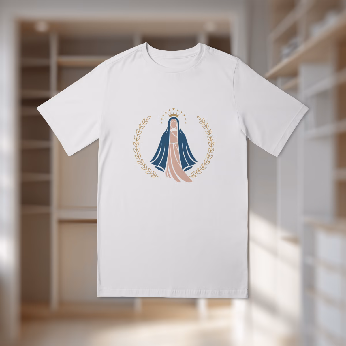 Camiseta Infantil (10 a 14) Quality Virgem Maria