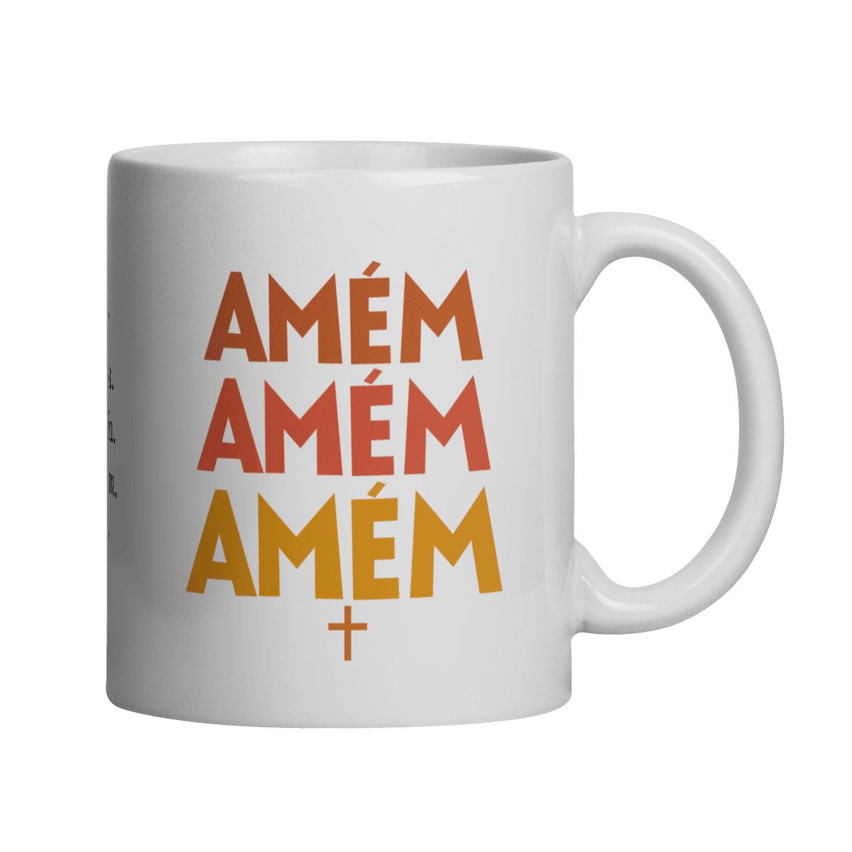 Caneca Amém, Amém, Amém
