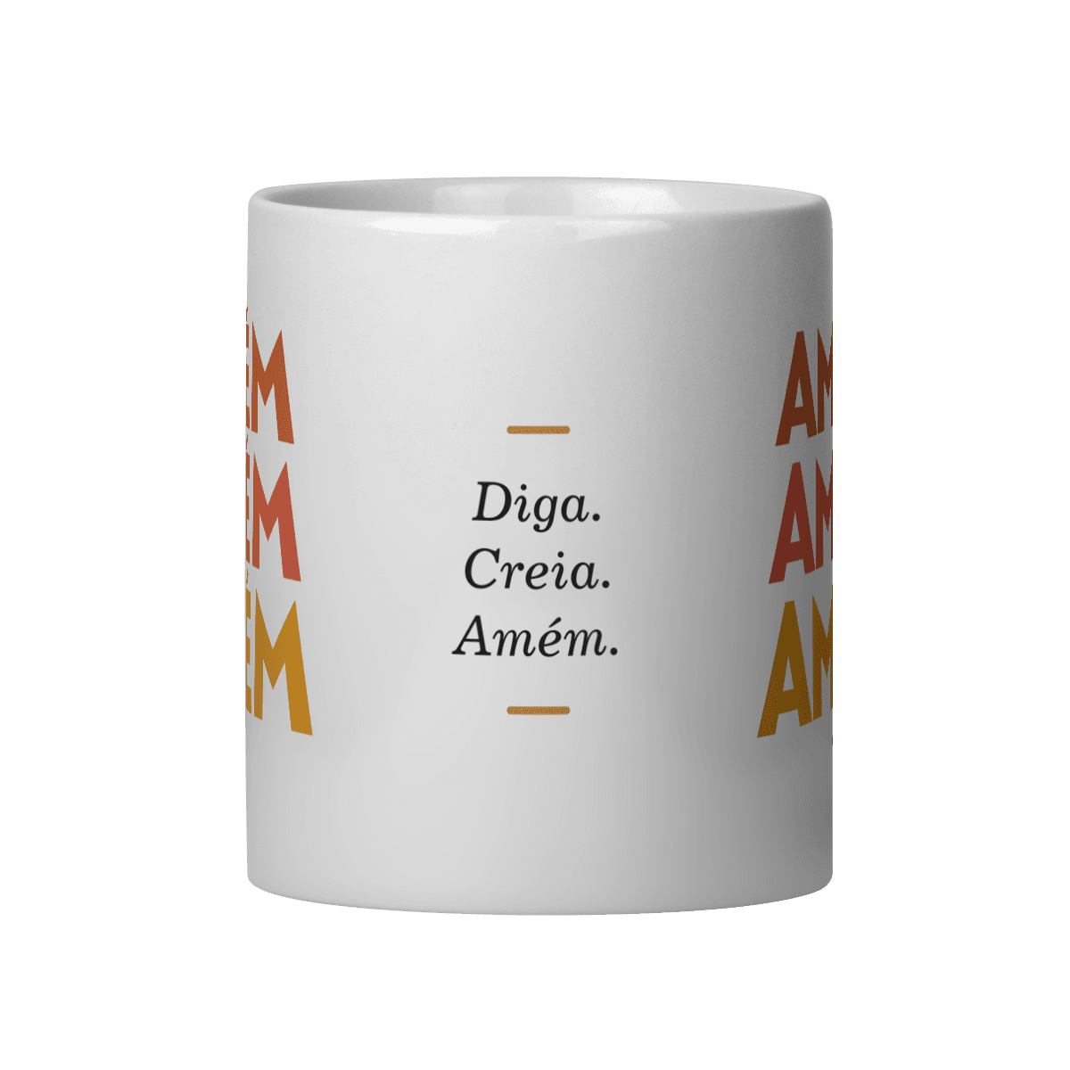 Caneca Amém, Amém, Amém