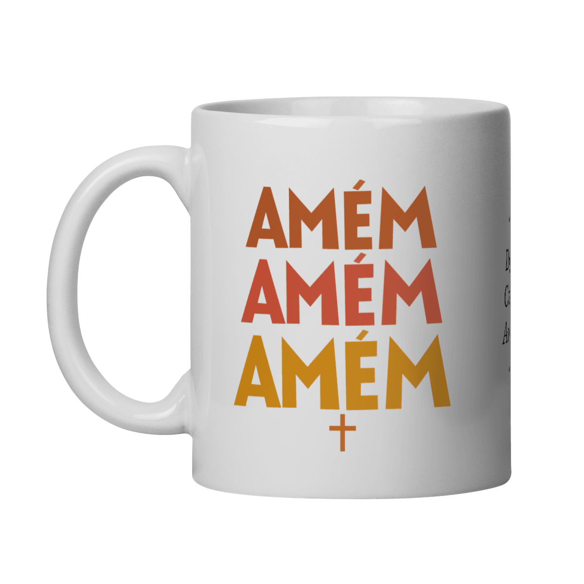 Caneca Amém, Amém, Amém