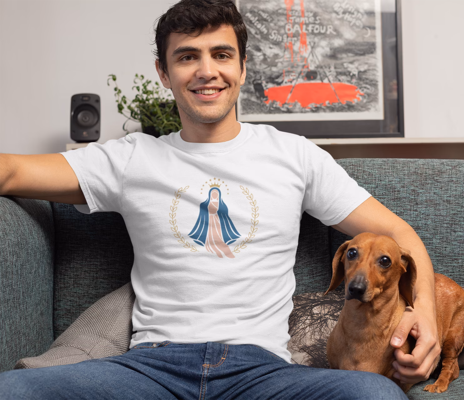 Camiseta Tradicional Quality Virgem Maria